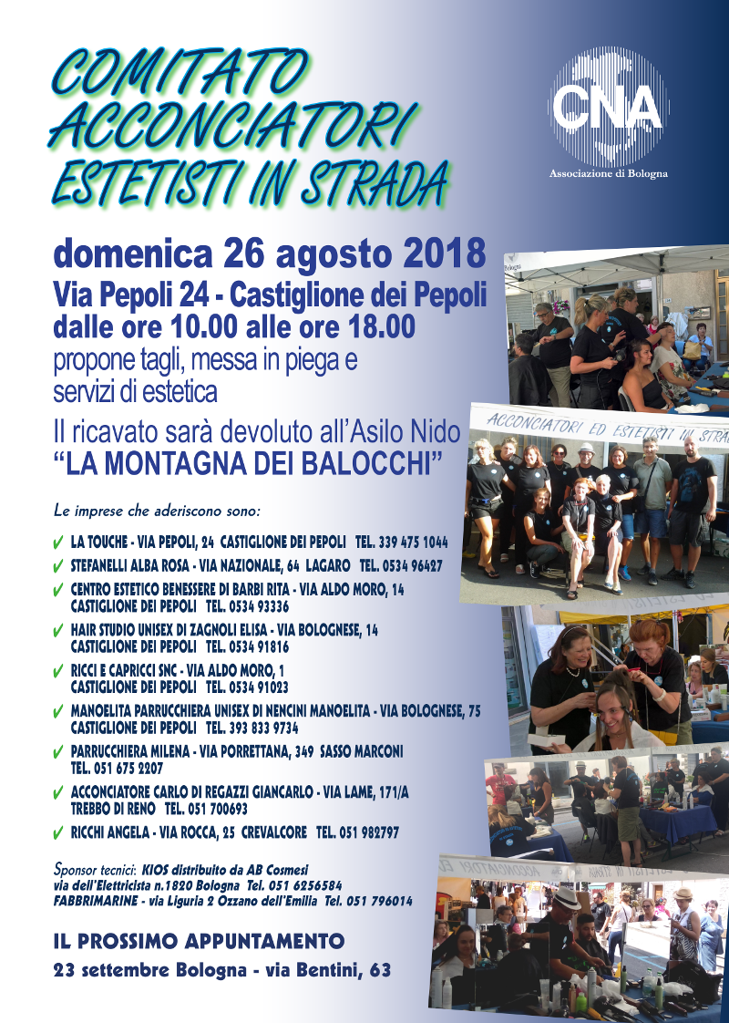 Comitato Acconciatori Estetisti in strada - 2018